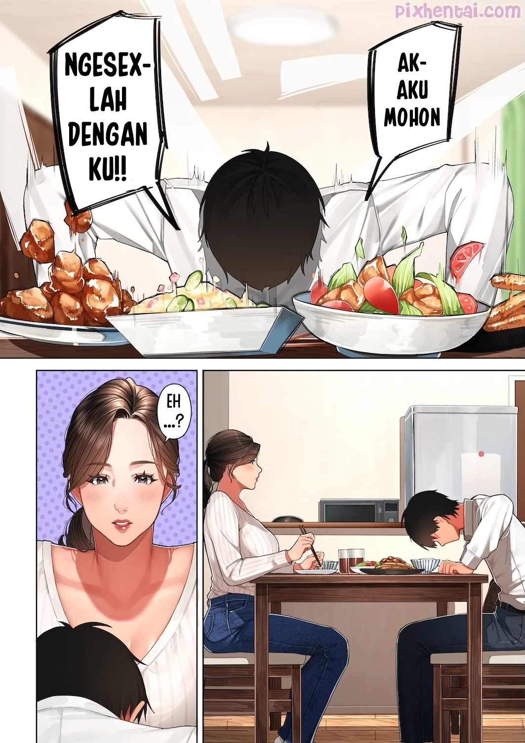 Komik hentai xxx manga sex bokep Kyouko-san wa Osananajimi no Okaa-san 9